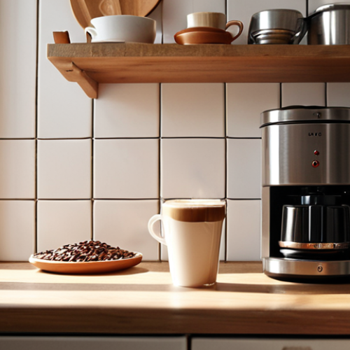 Home 14 **Prompt:** "Cozy Dutch kitchen. A person is effortlessly making capsule coffee. Sunlight streams in. Minimalist design. Focus on speed and ease."